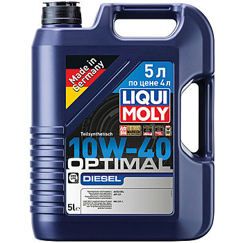 Полусинтетическое моторное масло Optimal Diesel 10W-40 - 5 л