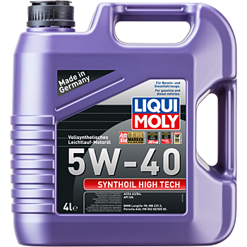Синтетическое моторное масло Synthoil High Tech 5W-40 - 4 л