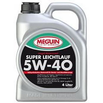 Синтетическое моторное масло Megol Motorenoel Super Leichtlauf 5W-40 - 4 л